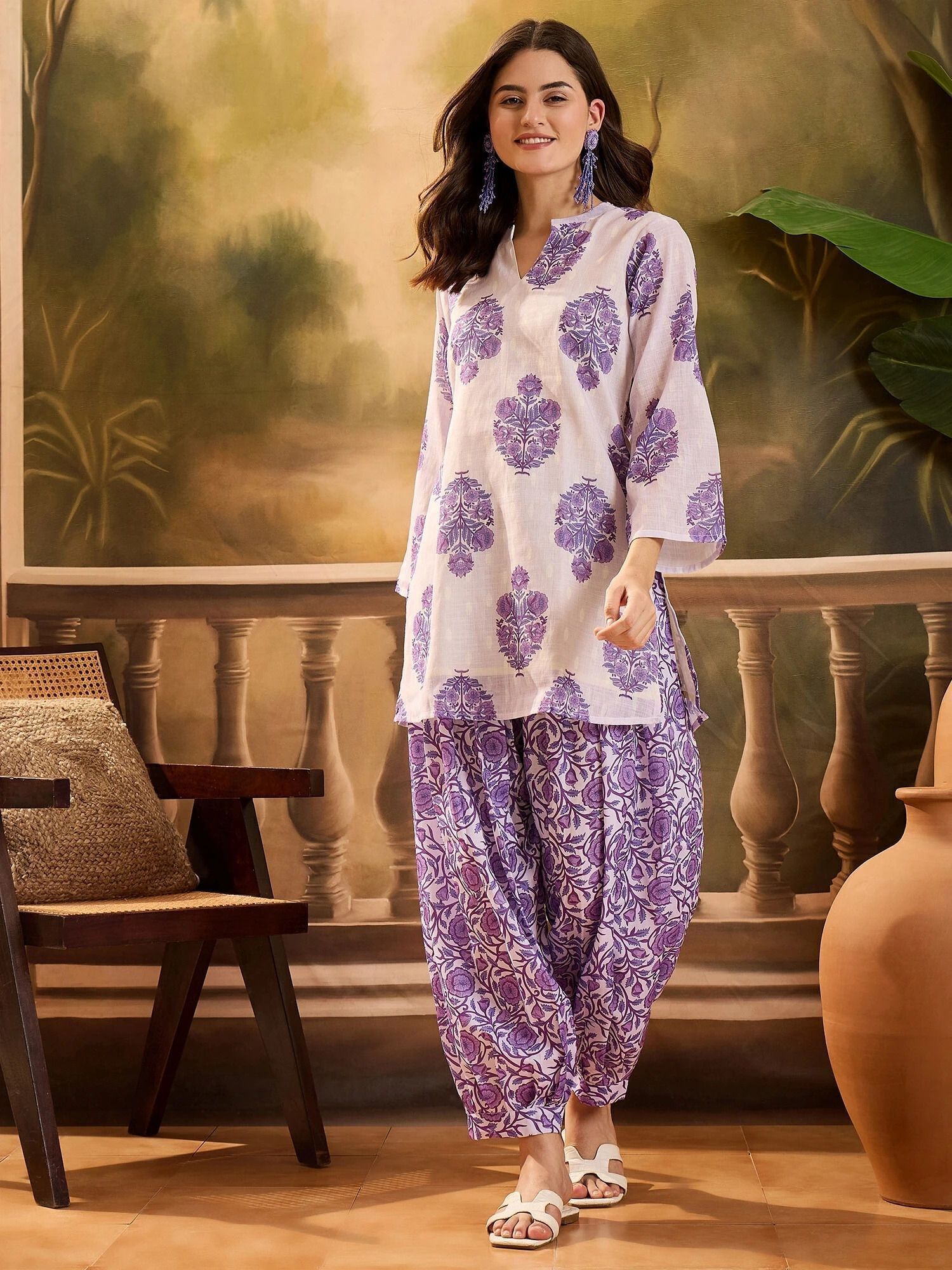 youthnic Women Linen Kurta Salwar Set-picture-5