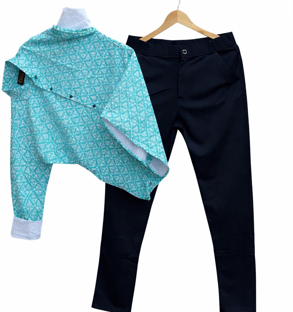 jumi enterprise Men Cotton Blend Shirt Pant Set-picture-29