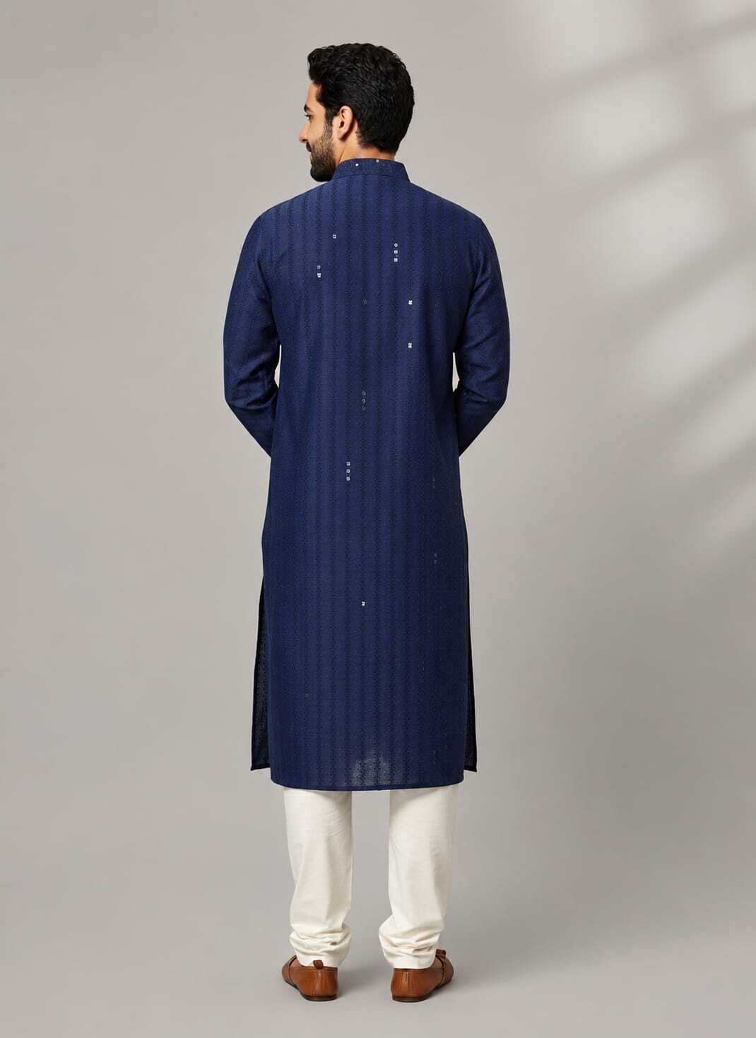 novella fits Men Cotton Blend Kurta Set-picture-47
