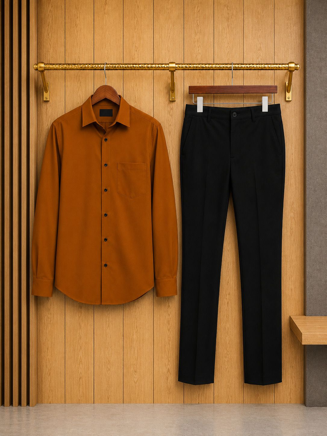 khodiyar fashion Men Cotton Blend Shirt Pant Set-picture-24