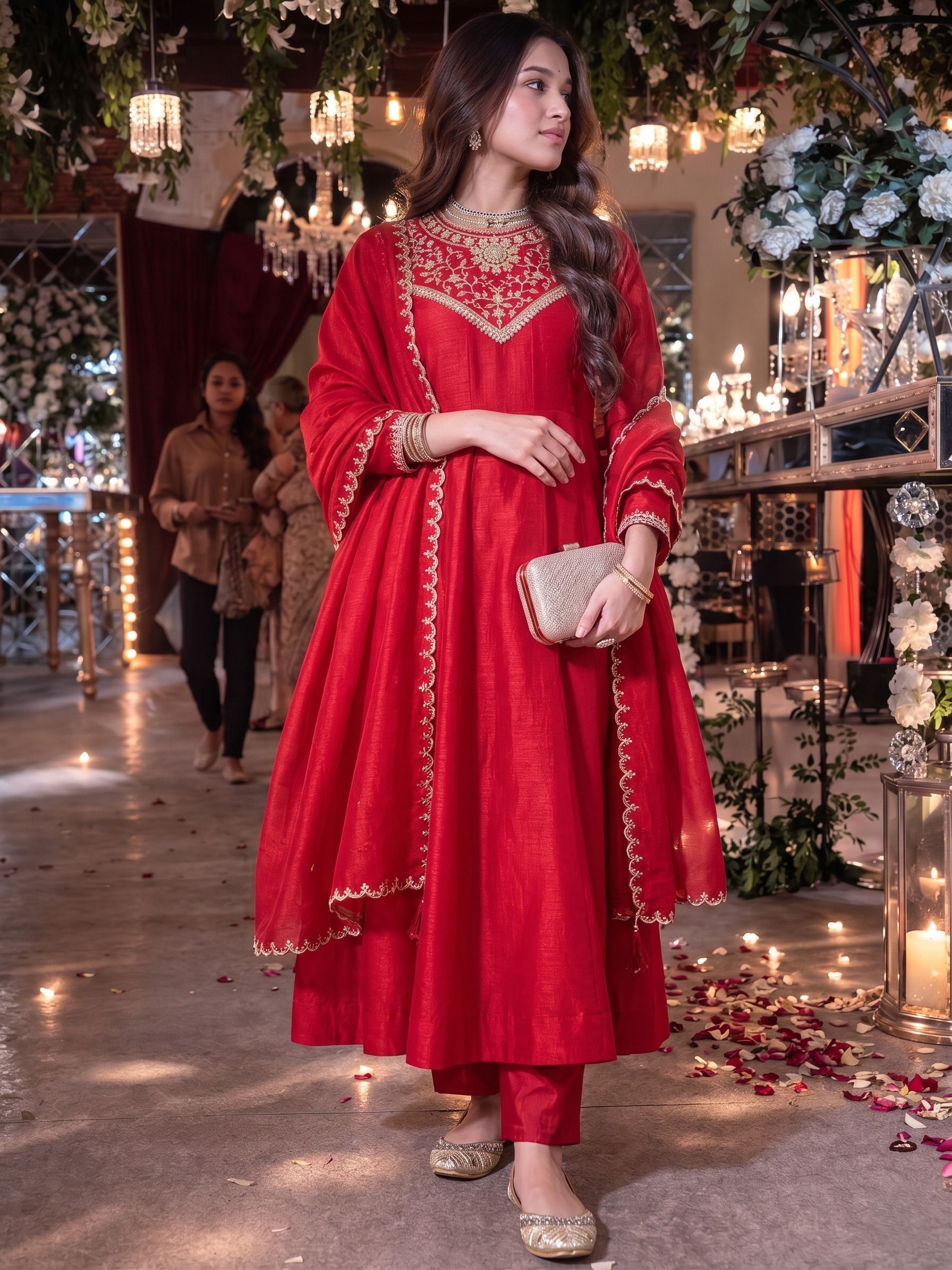 mokosh Women Pure Silk Kurta Pant Dupatta Set-picture-42