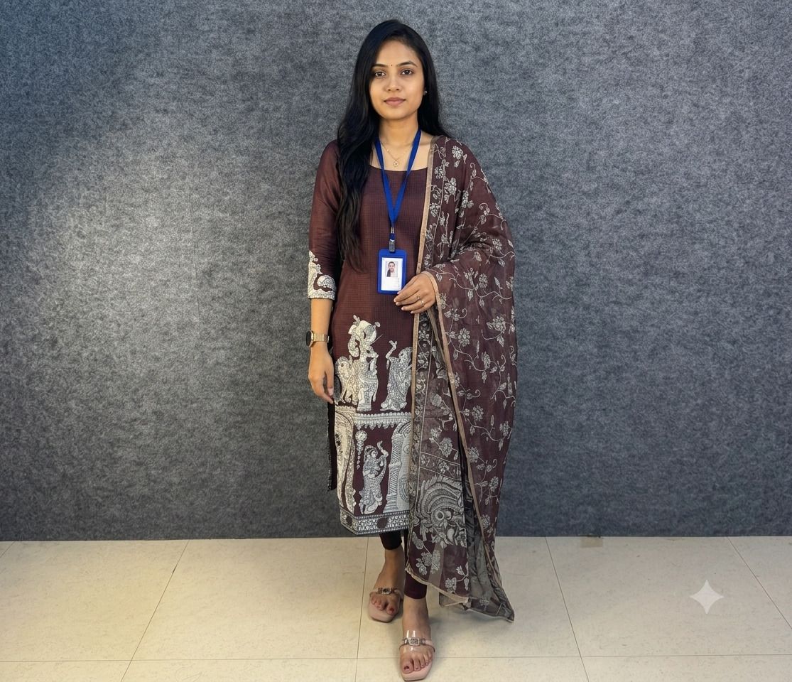 Women Cotton Silk Kurta Dupatta Set-image-1