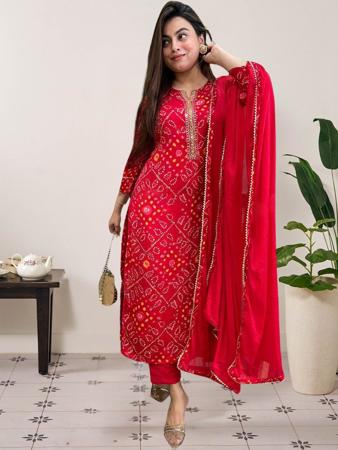 Men Viscose Rayon Kurti Pant Dupatta Set-image-24