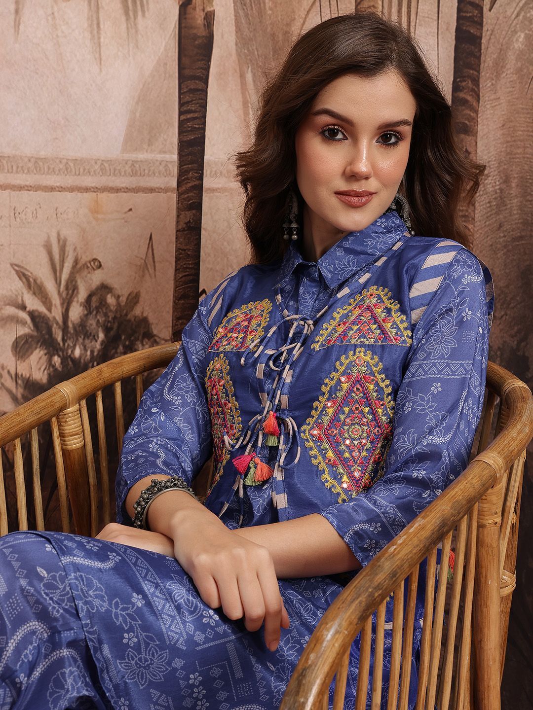 Men Polyester Kurta Pant Set-image-5