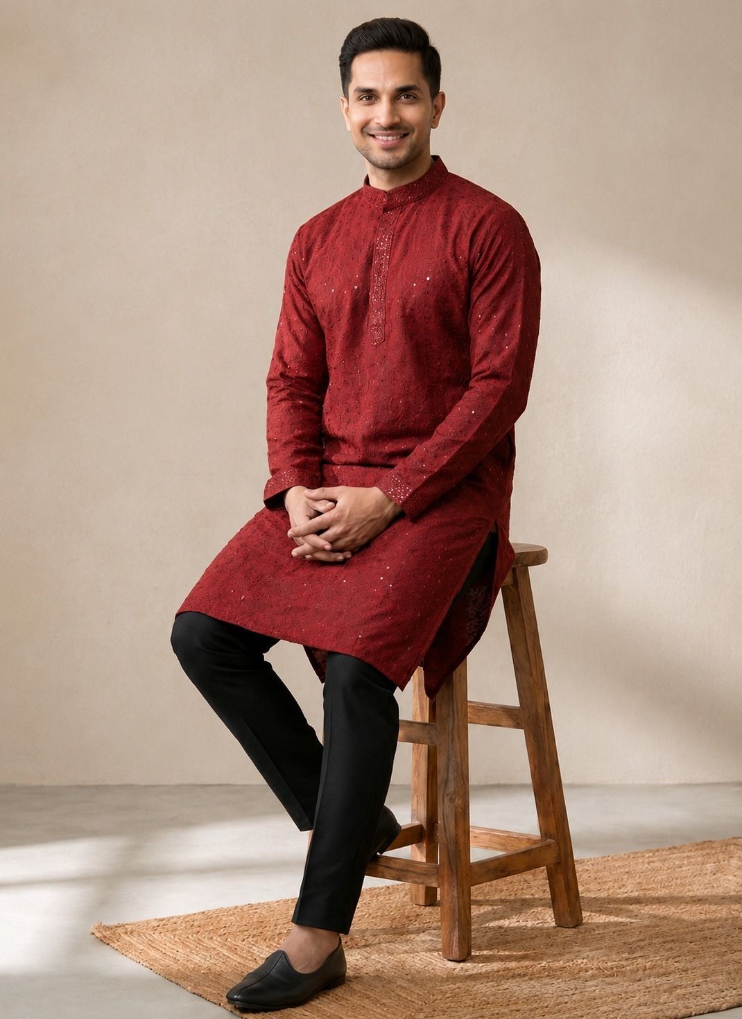 novella fits Men Cotton Blend Kurta Set-picture-44