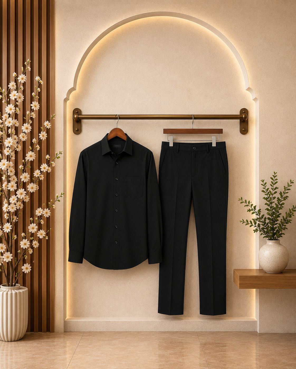 khodiyar fashion Men Cotton Blend Shirt Pant Set-picture-10
