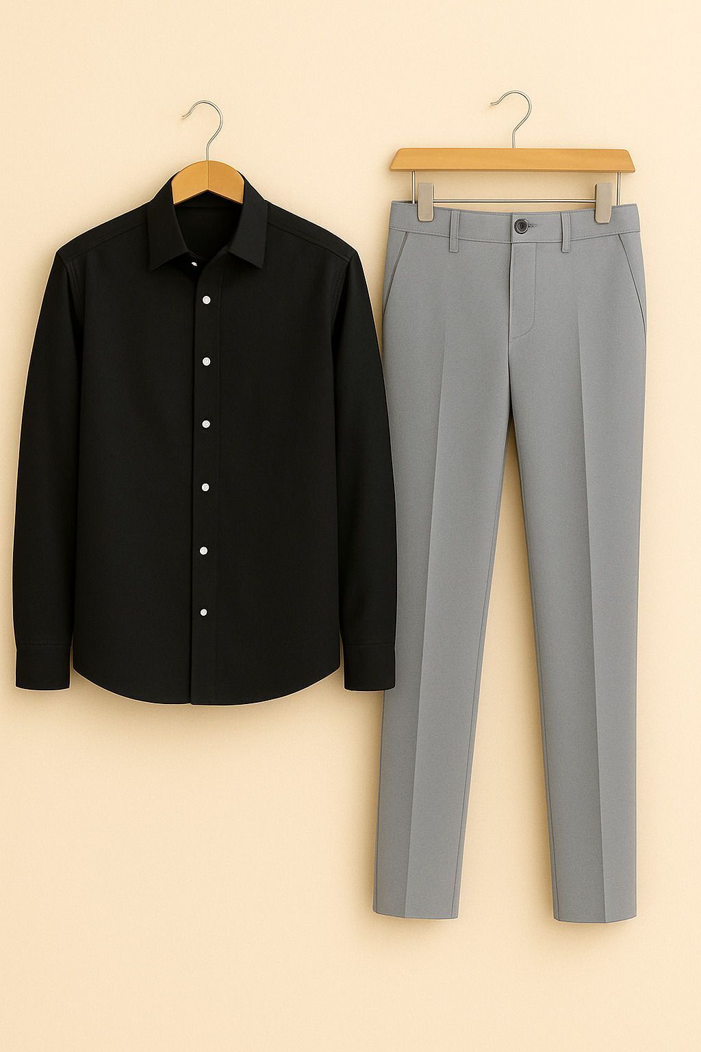 black deer Men Cotton Blend Shirt Pant Set-picture-33
