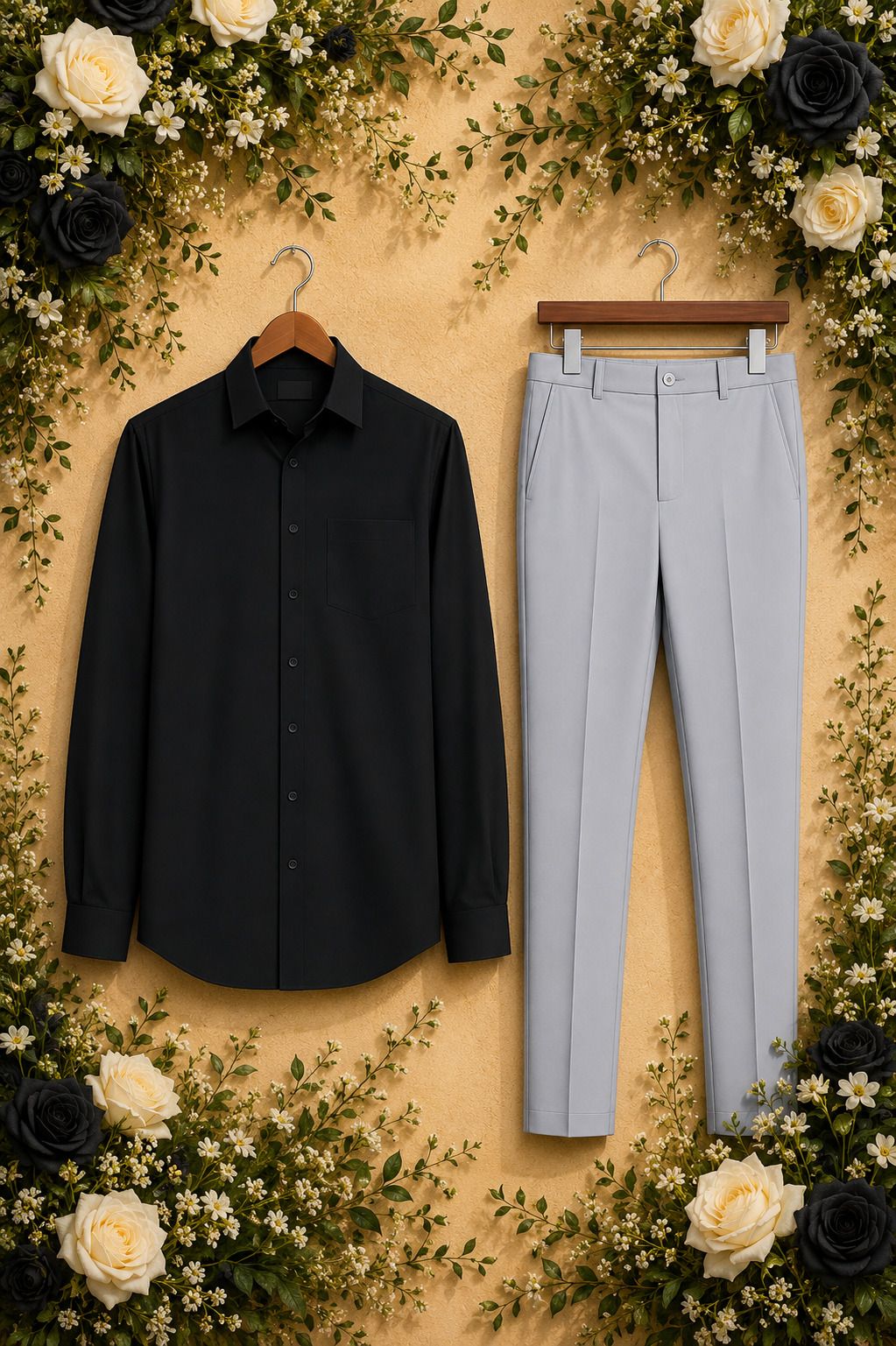 jumi enterprise Men Cotton Blend Shirt Pant Set-picture-11
