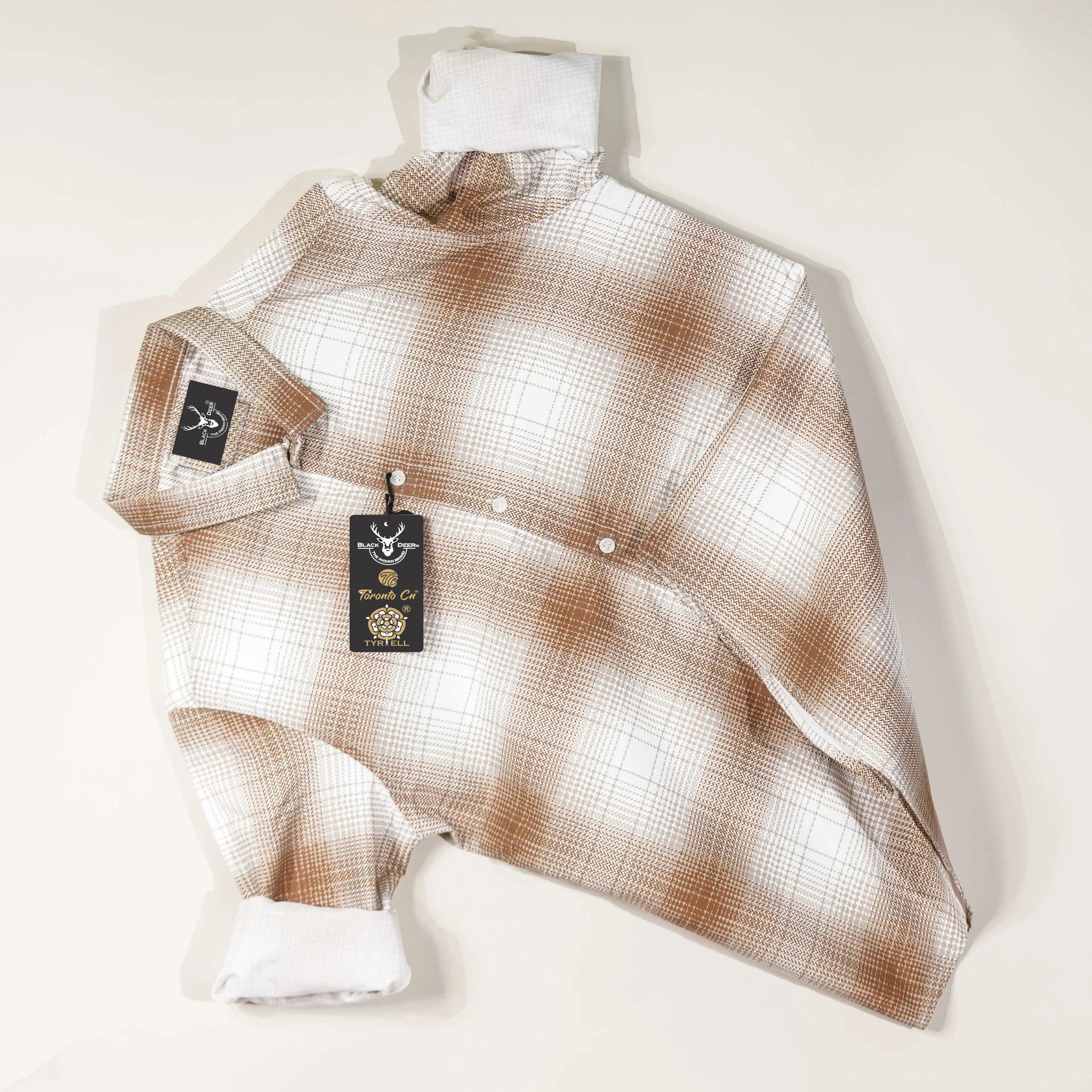 Men Regular Fit Printed Spread Collar Formal Shirt-image-33