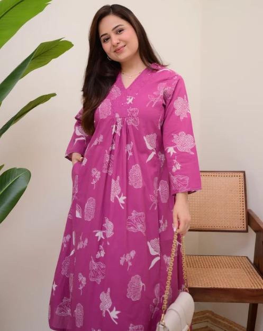 Women Cotton Rayon Kurta Pant Set-image-15