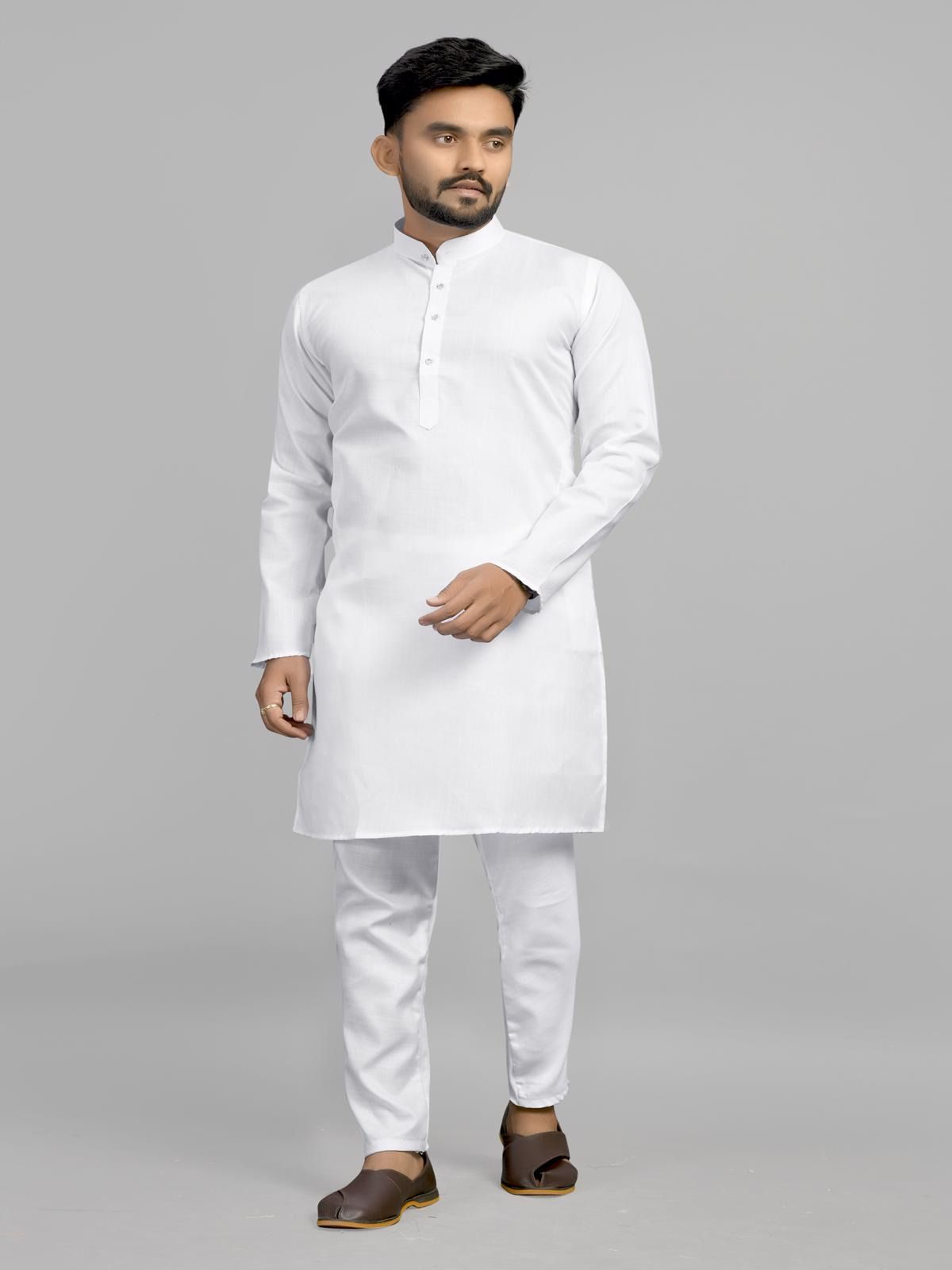 vibhuti Men Cotton Blend Kurta Pyjama Set-picture-23