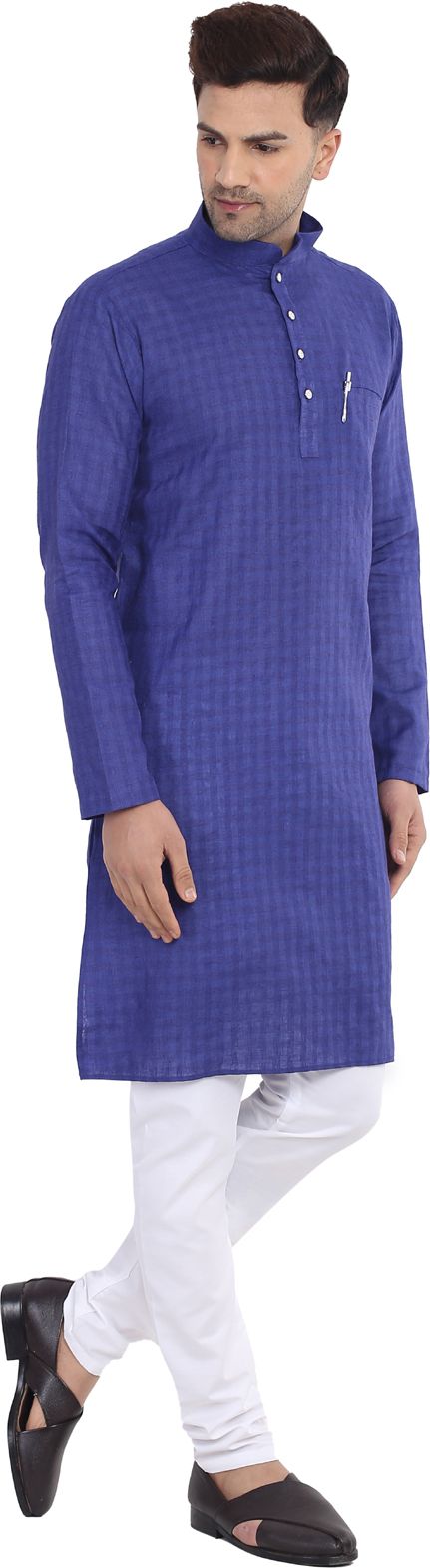 larwa Men Cotton Blend Kurta Pyjama Set-picture-20