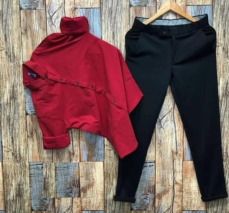 Men Linen Ethnic Top Pant Set-image-44
