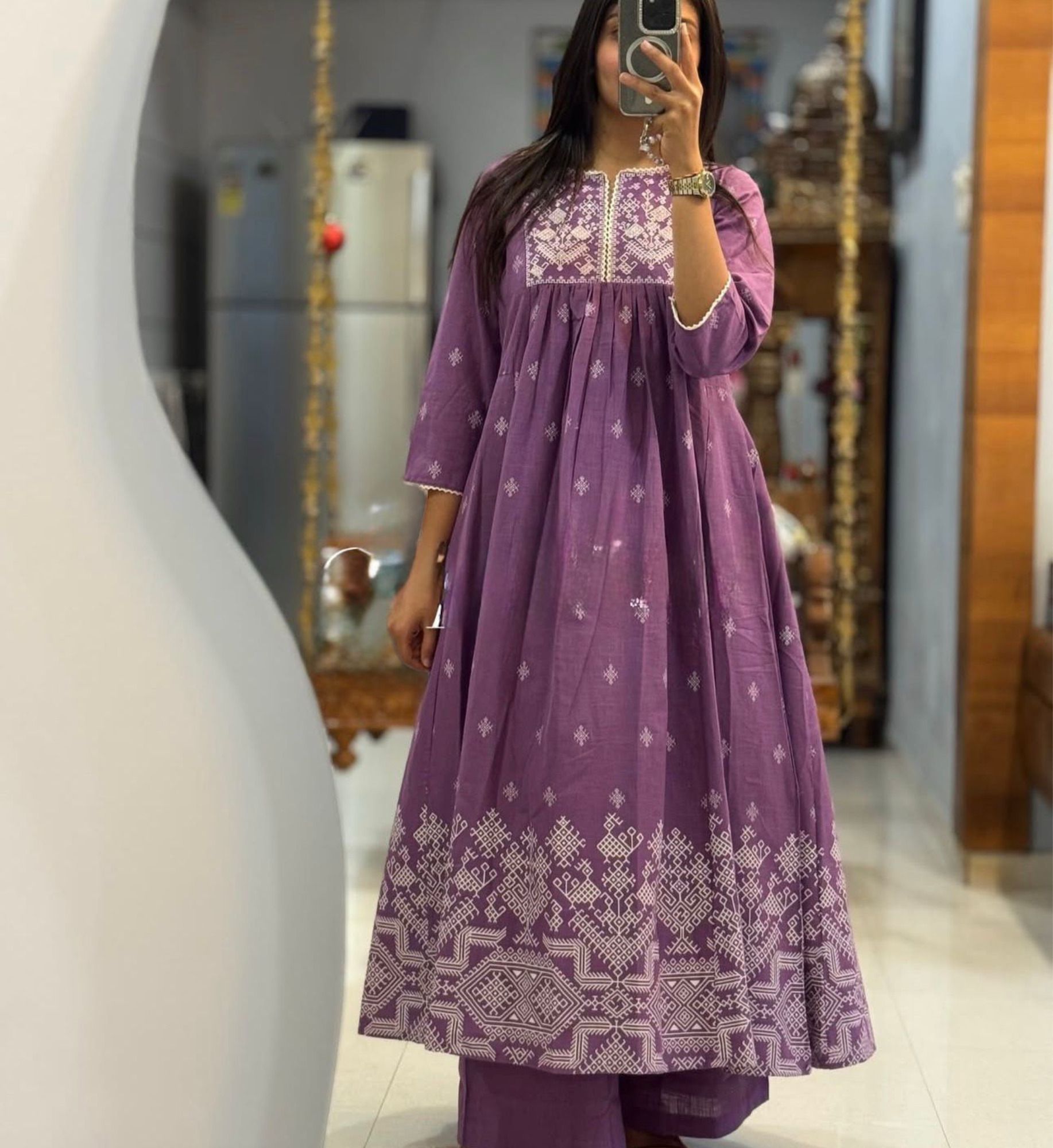 Women Pure Cotton Kurta Pant Set