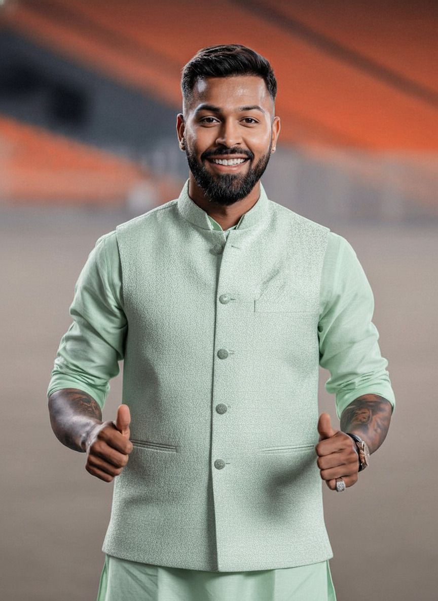 Men Cotton Silk Kurta Pyjama Ethnic Jacket Set-image-8