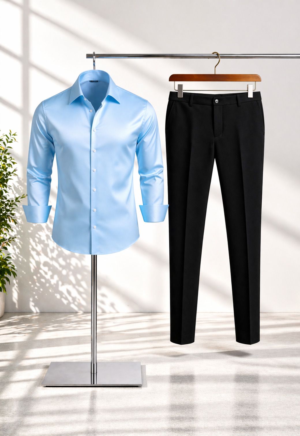 torontocn Men Satin Shirt Pant Set-picture-42