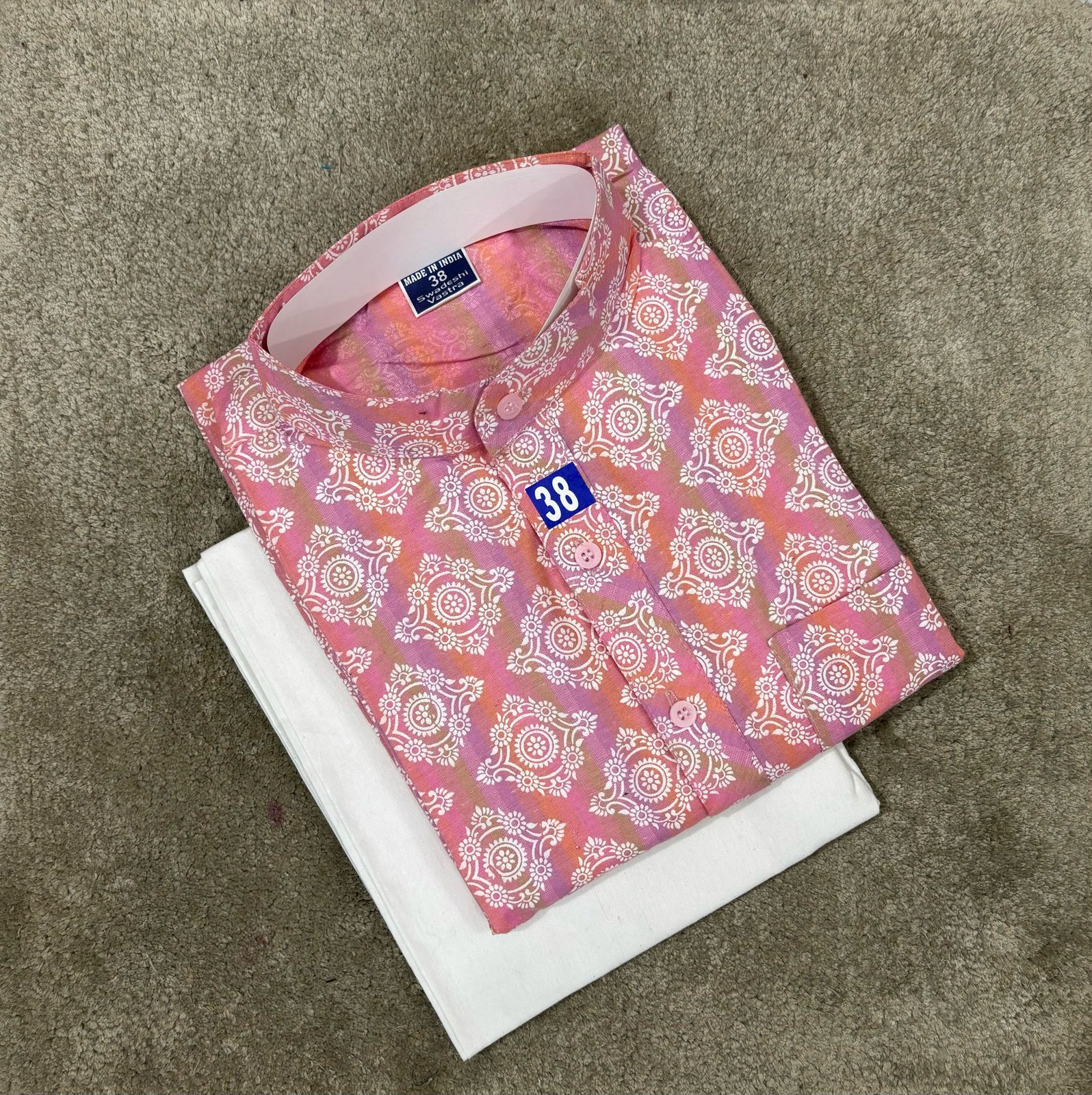 ary collection Men Cotton Blend Kurta Pyjama Set-picture-24