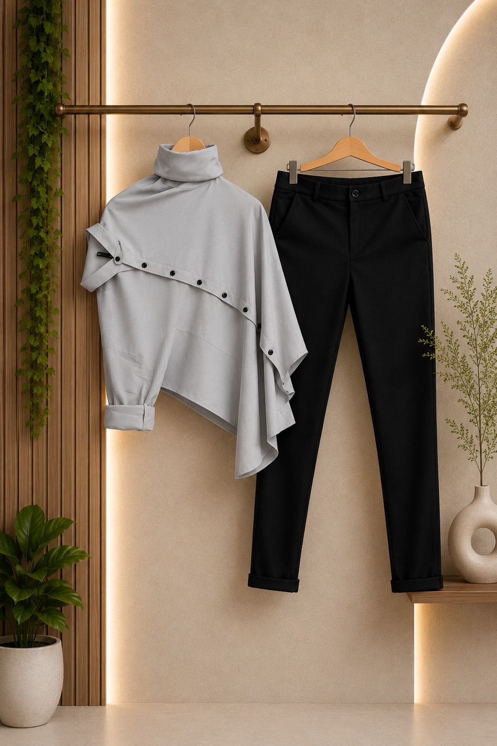khodiyar fashion Men Cotton Blend Shirt Pant Set-picture-41