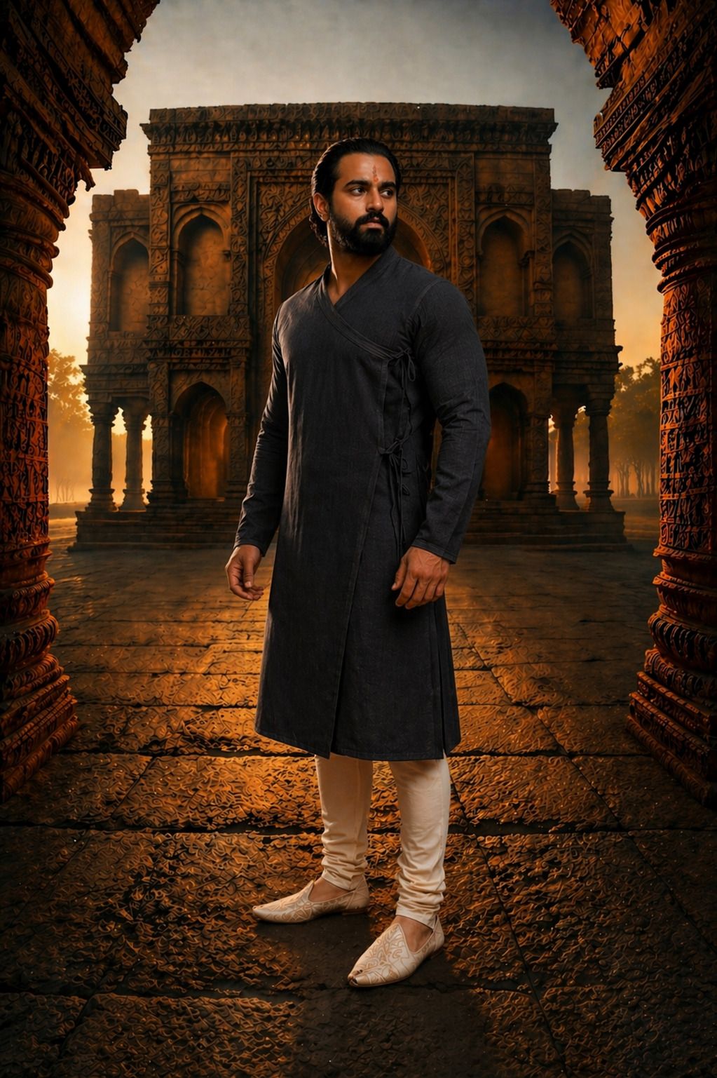 Men Pure Cotton Kurta Pyjama Set-image-41