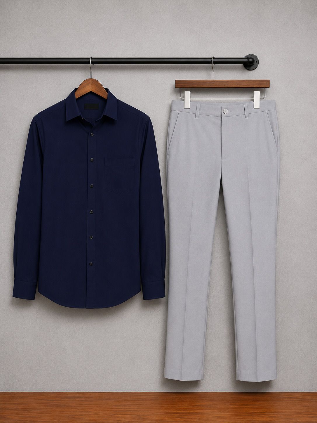 mahi enterprise Men Cotton Blend Shirt Pant Set-picture-10