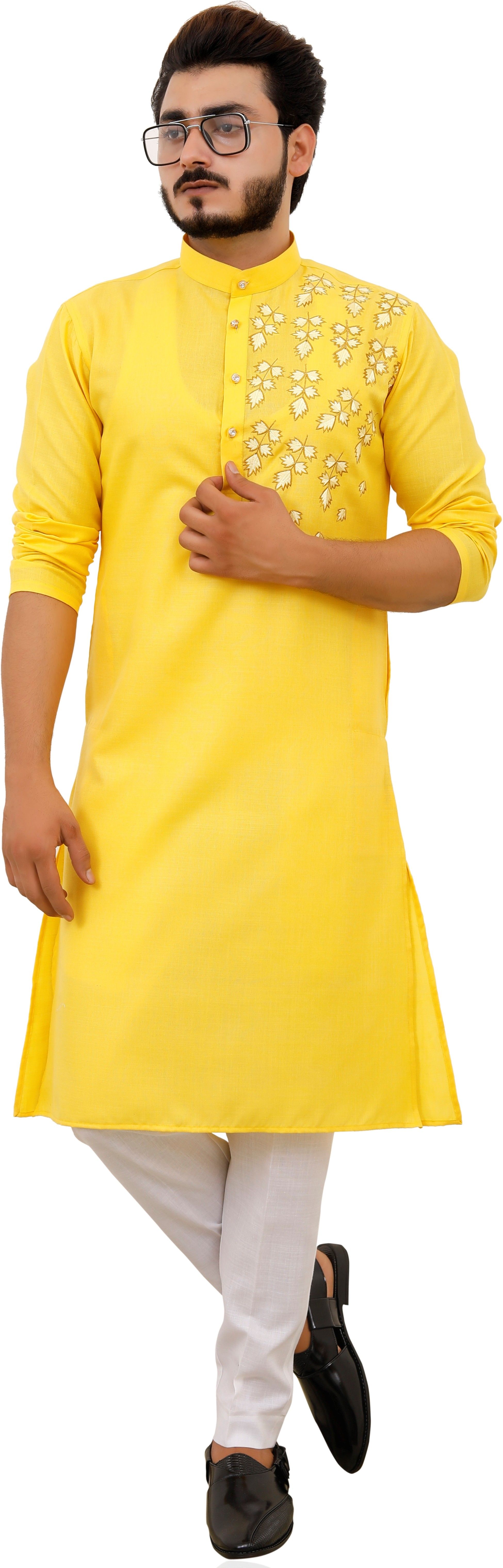 tibra collection Men Cotton Blend Kurta Pyjama Set-picture-26