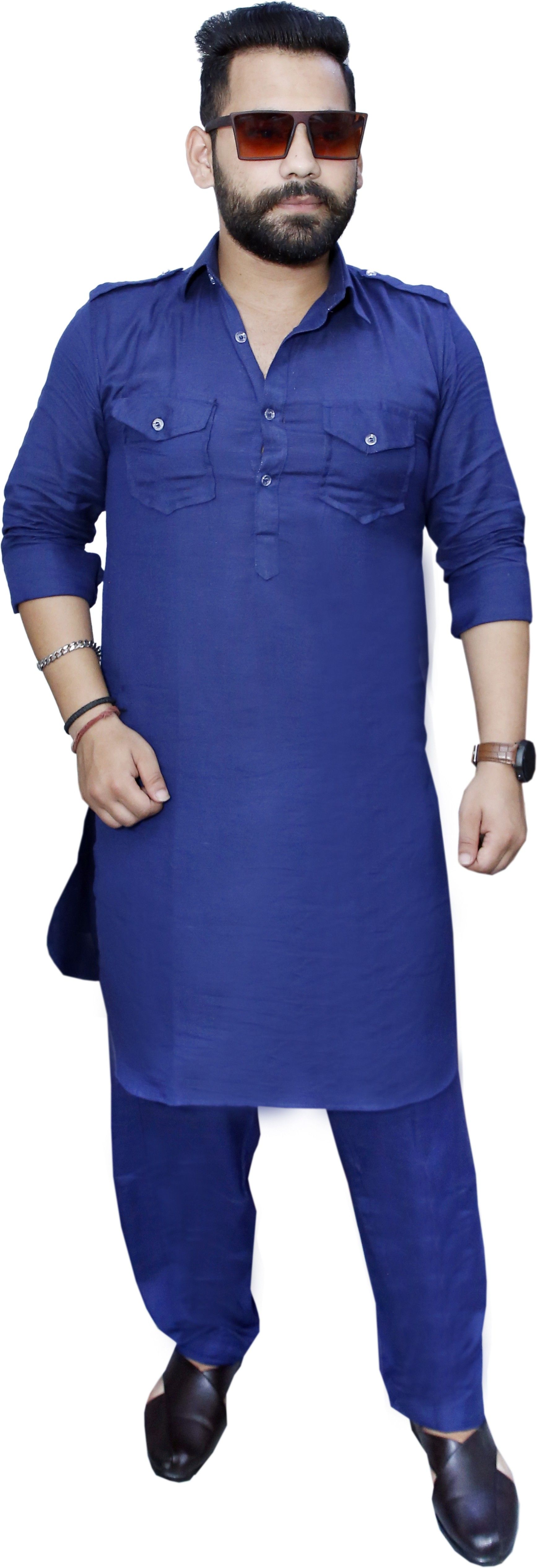 sys Men Cotton Blend Kurta Pyjama Set-picture-23