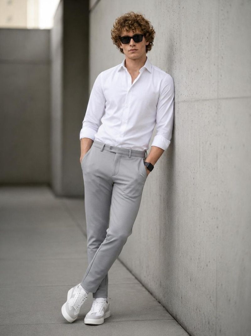 dearise Men Cotton Blend Shirt Pant Set-picture-25