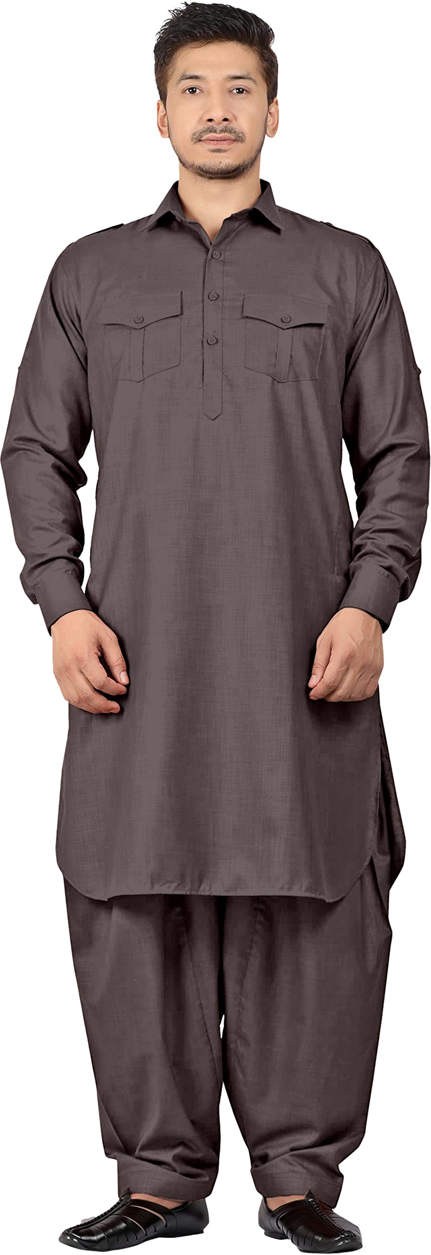 rexon Men Cotton Blend Kurta Pyjama Set-picture-27