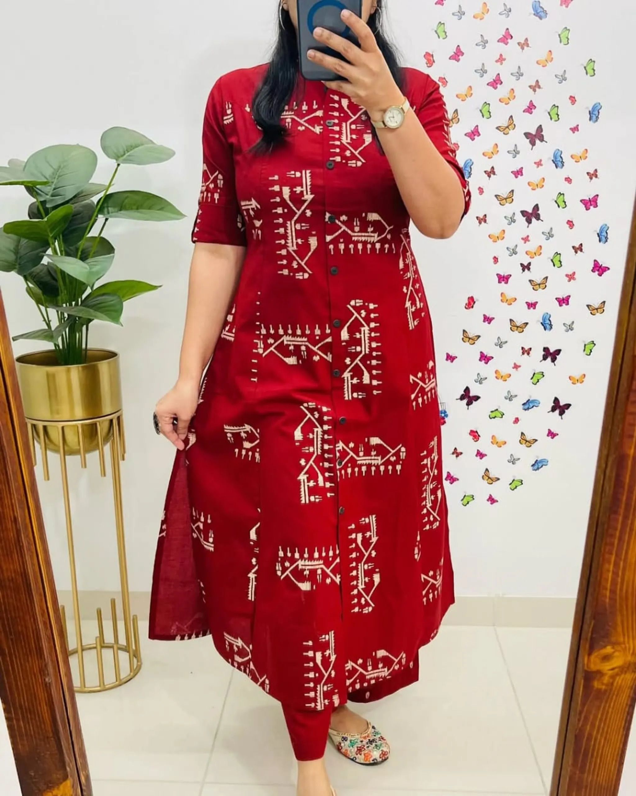 Women Viscose Rayon Kurta Pant Set-image-31