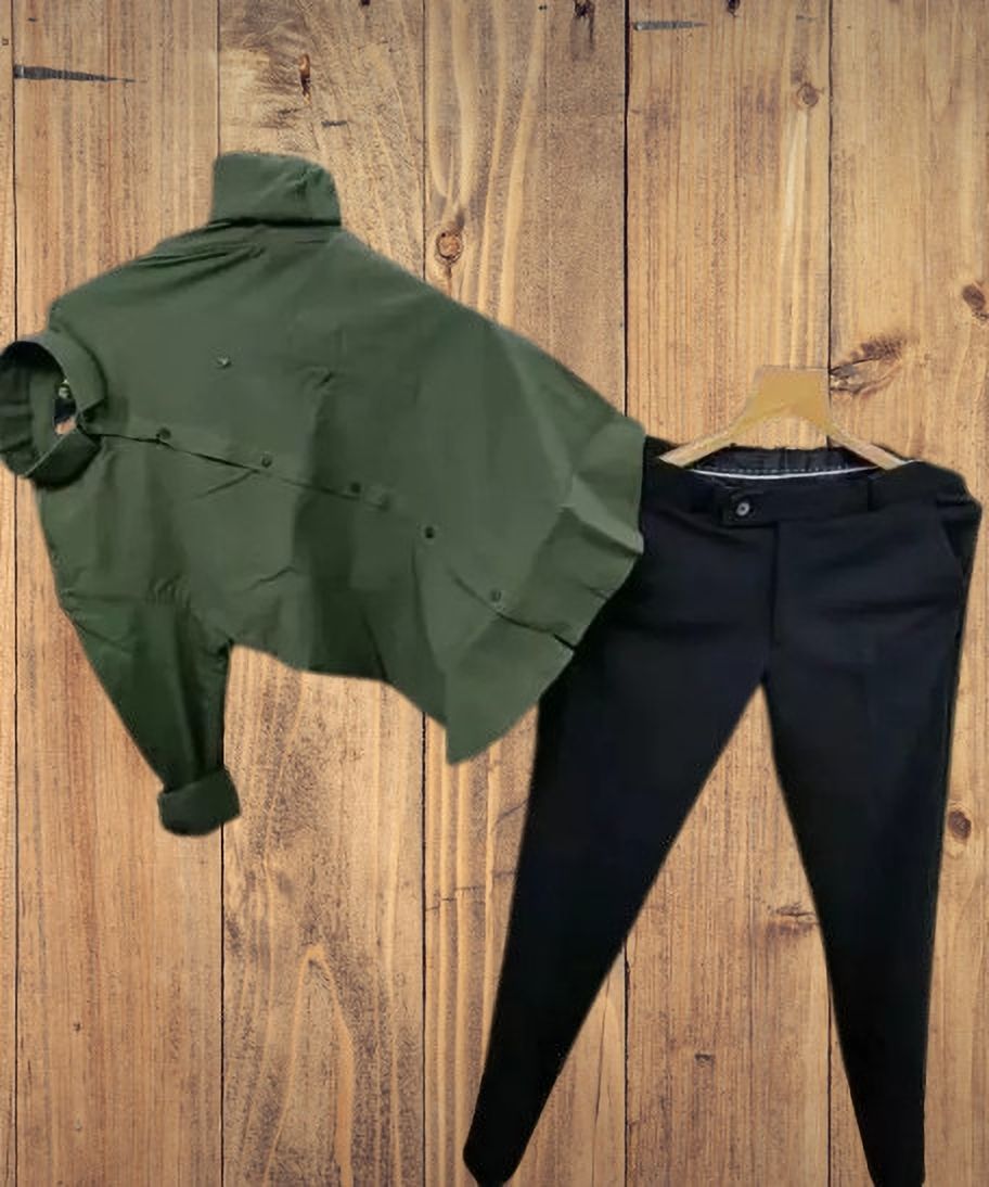Men Linen Ethnic Top Pant Set-image-43