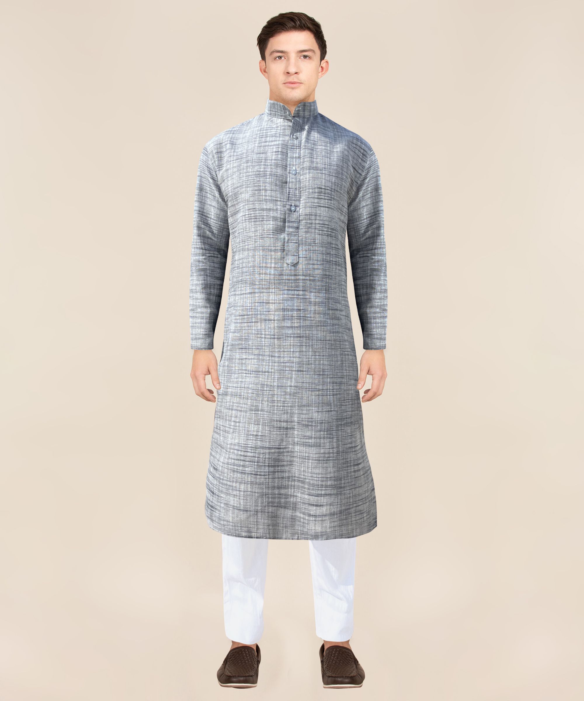 sypher boutique Men Cotton Blend Kurta Pyjama Set-picture-21