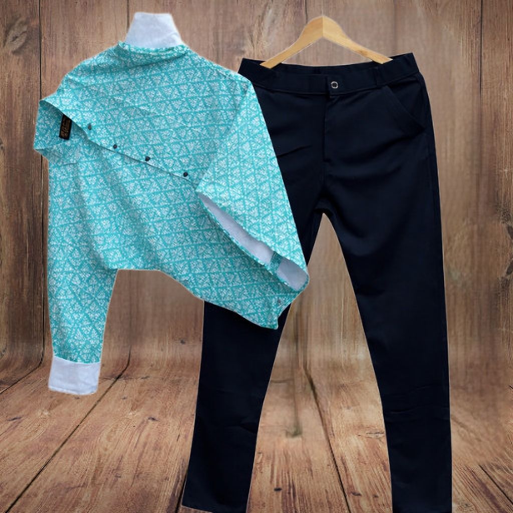 vuonfab Men Cotton Blend Shirt Pant Set-picture-11