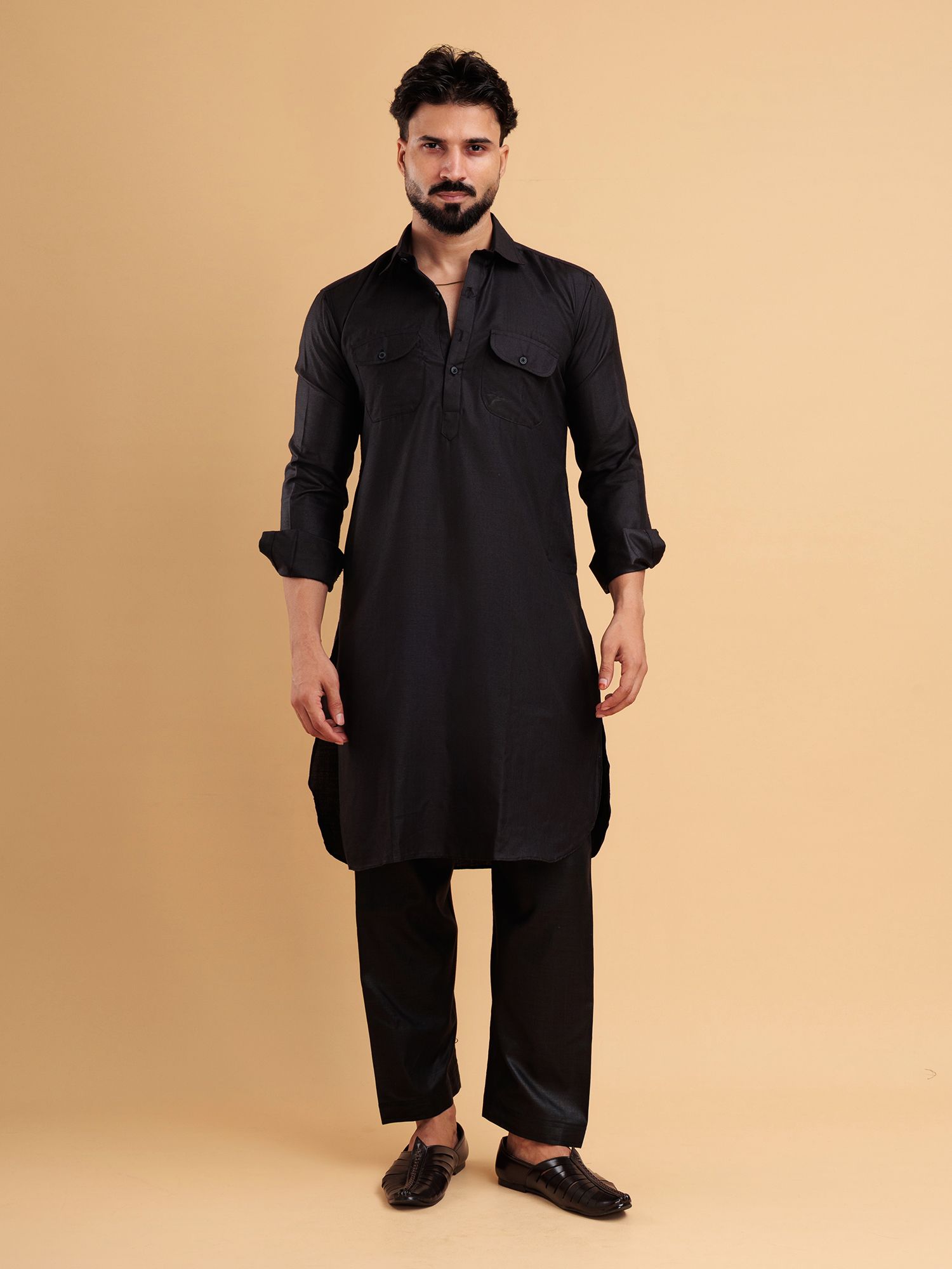 Solid Kurta, Salwar & Dupatta Set-image-22