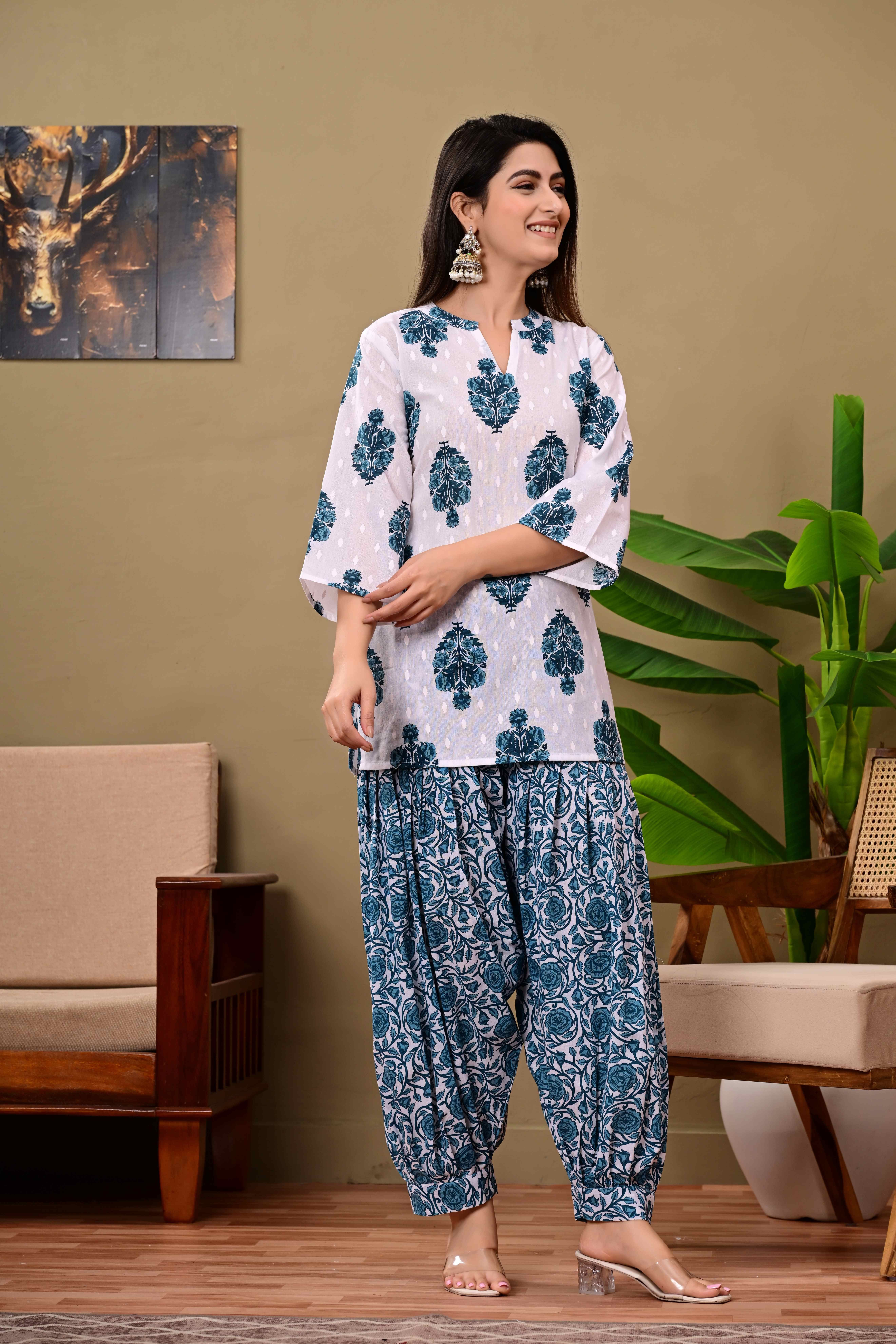 Women Cotton Rayon Kurta Patiala Set-image-17