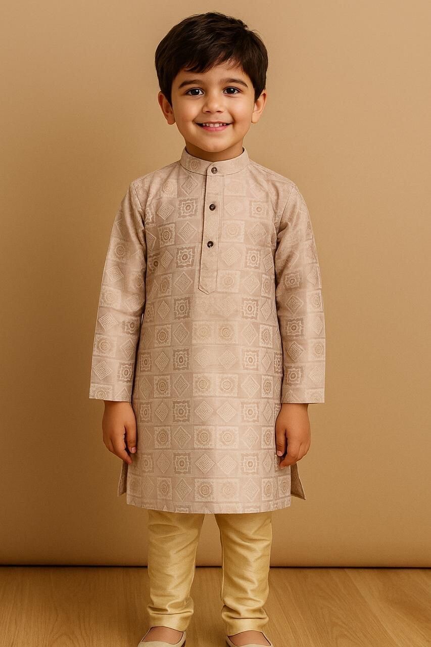 woof clothing Men Jacquard Kurta Pyjama Set-picture-46