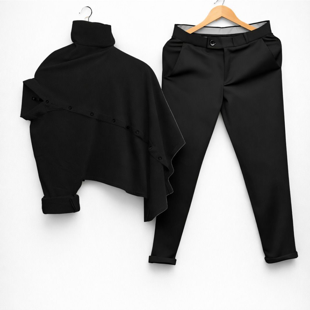 vuonfab Men Cotton Blend Shirt Pant Set-picture-17