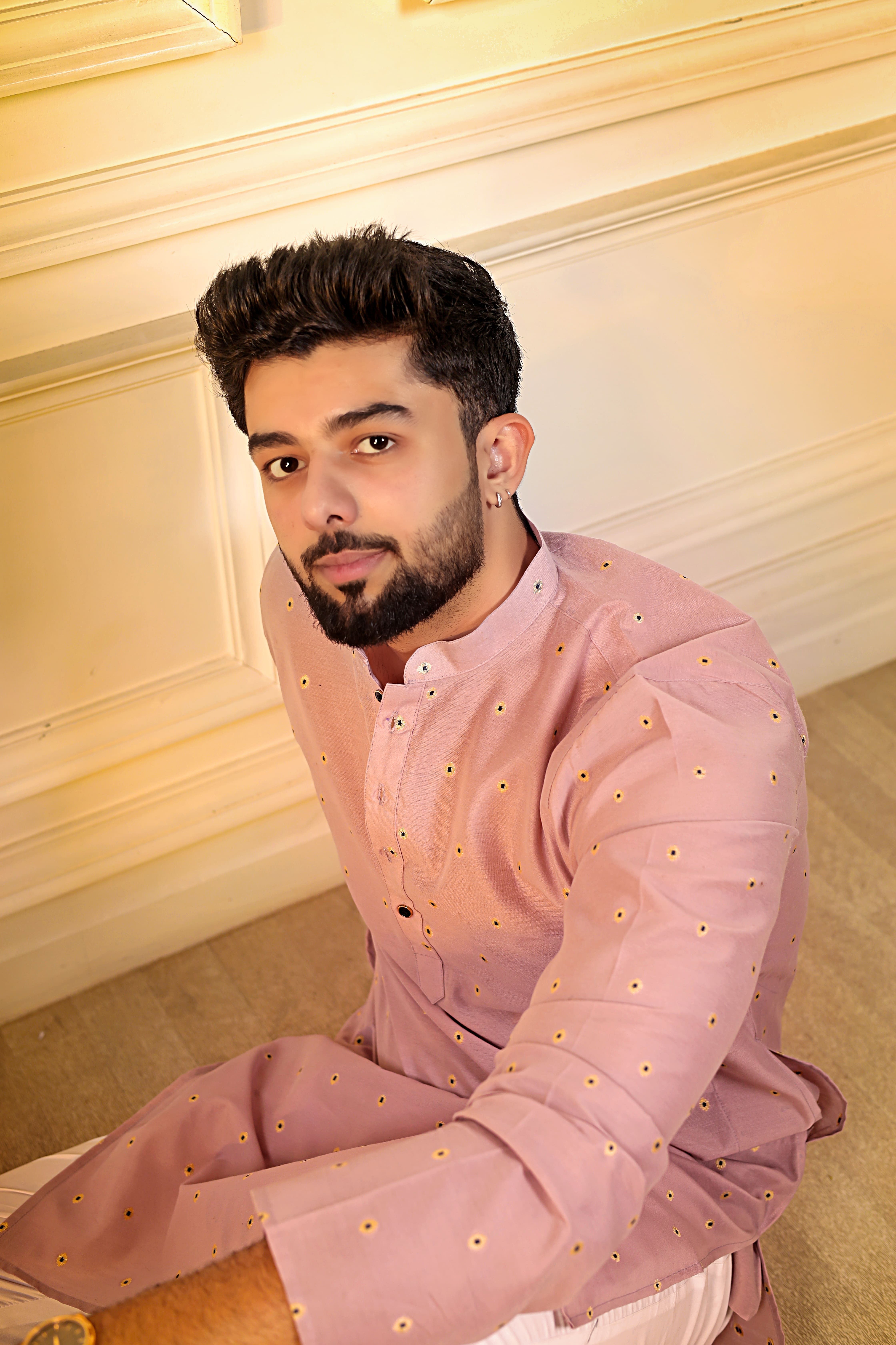 koshin Men Pure Cotton Kurta Pyjama Set-picture-18
