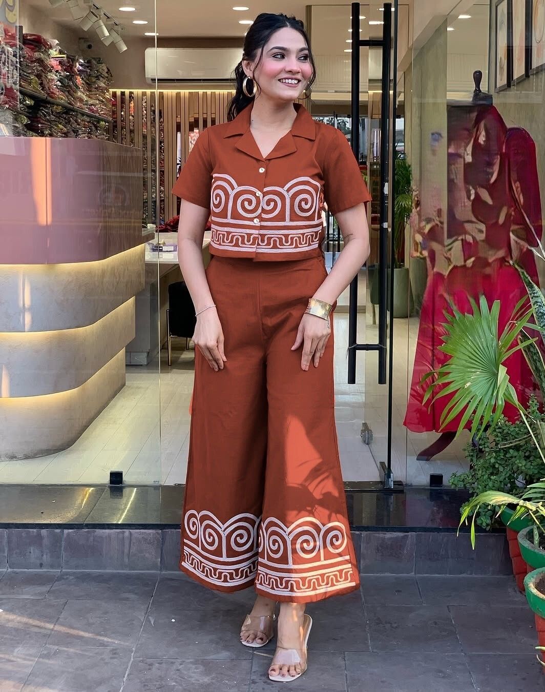 Top Palazzos Co-ords Set