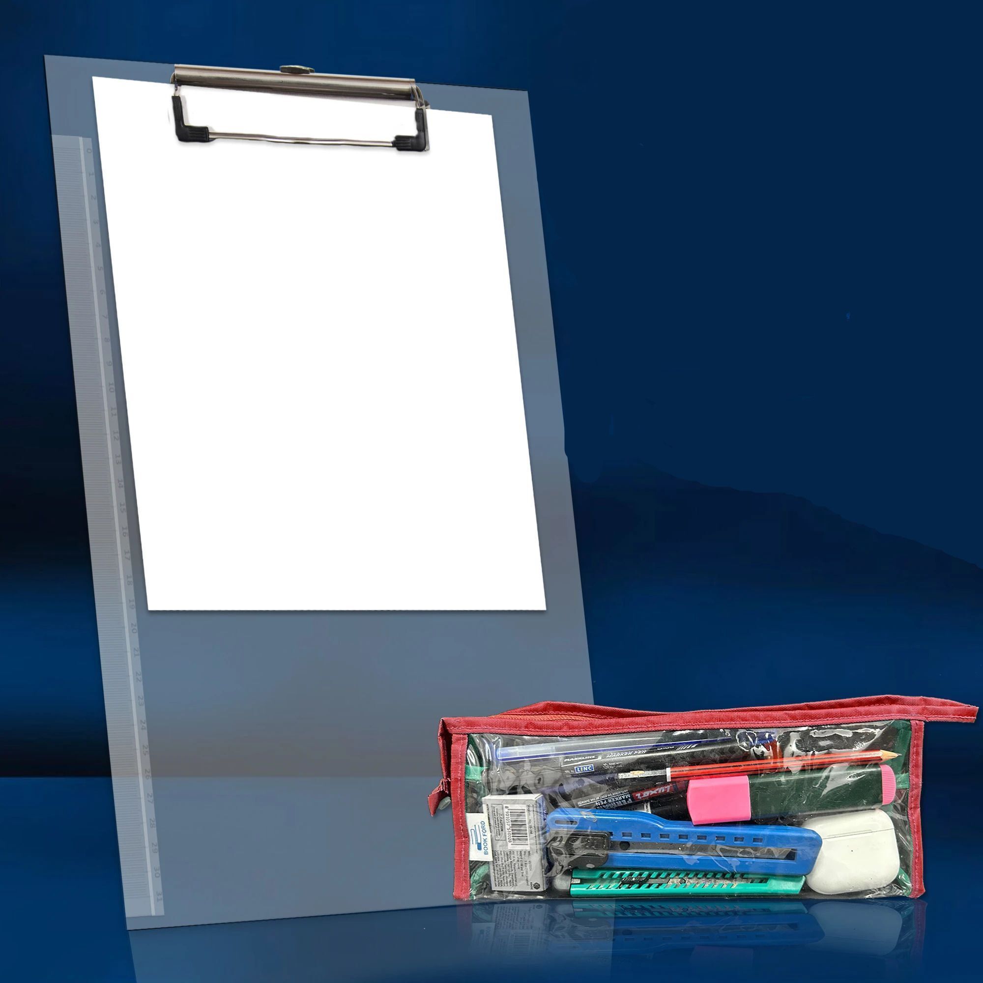 Unique Examination Combo Pack Set of 2 for kids-TP Clipboard And TP Pouch