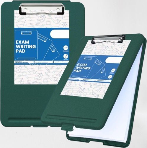 Premium Dark Green A4 Storage Clipboard Case with Heavy Duty Metal Clip-image-25