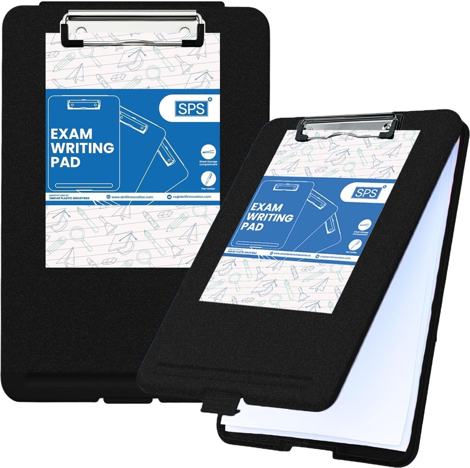 aquatide Clipboard with Storage || Paper Holder Storage Box-picture-27