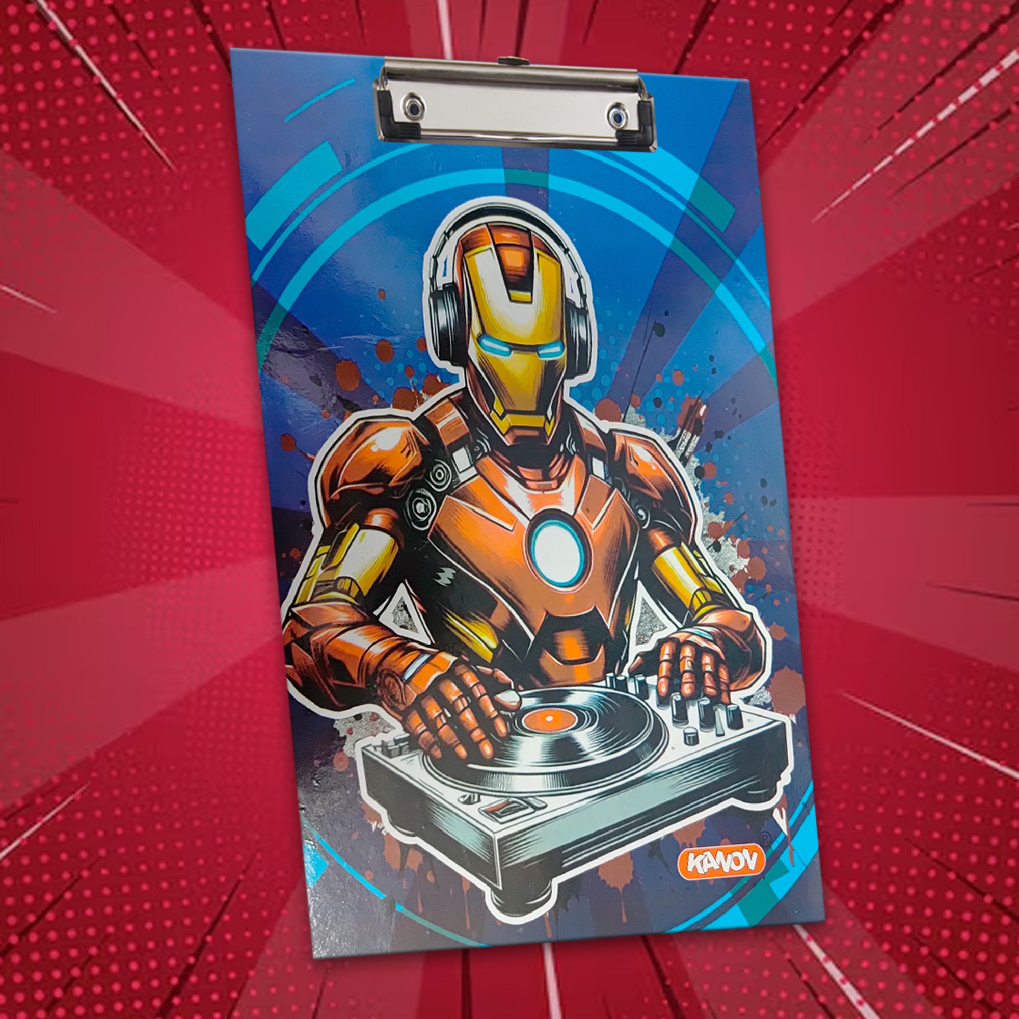 Iron men Paper Clipboard | Writing Pad | Drawing/Writing/Exam Board/Clipboard-image-20