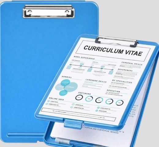 qunex plast Premium A4 Blue Storage Clipboard Case with Heavy Duty Metal Clip & Pen Holder-picture-21