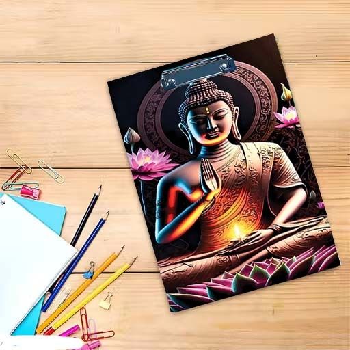 nk designsolution GAUTAM BUDHA | Hardboard Writing Pad , Offic &spiderman-picture-33