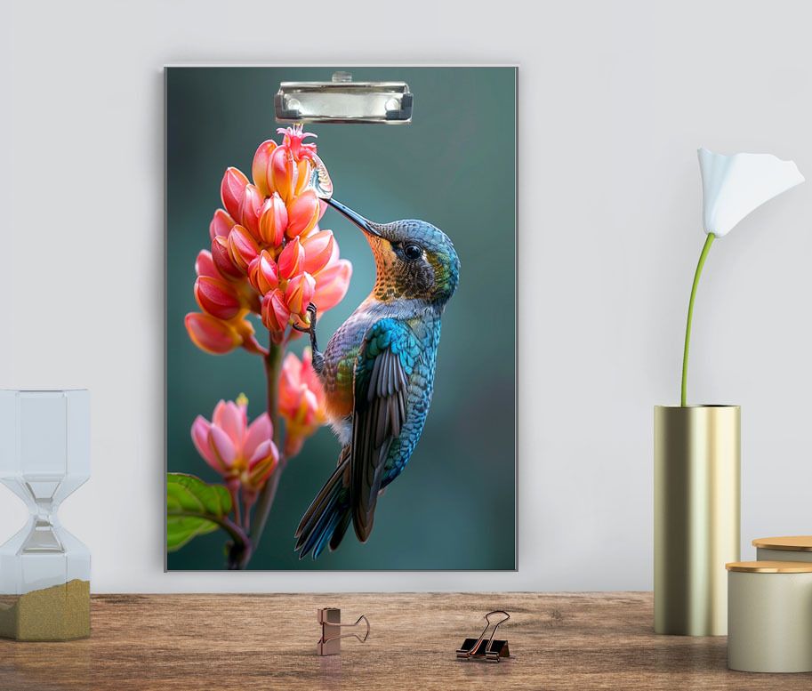 craft advertising flower & Bird Digital reprint examination pad school collage Size 14x10 inch-picture-12