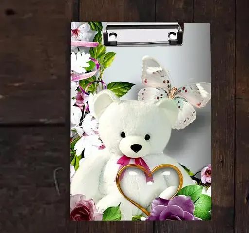 TEDDY BEAR Digital reprints examination pad school collage Size 14x10 inch-image-34