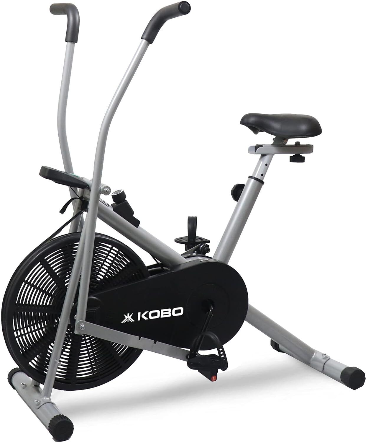kobo Dual Action Indoor Exercise Air Bike Cycle for Home Cardio Weight Loss Gym Workout Dual-Action Stationary Exercise Bike-picture-20