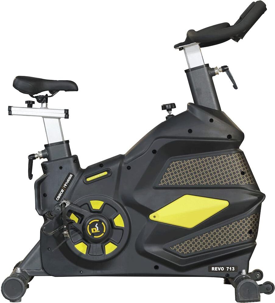 REVO 713 Group Cycling Spin Bike For Home Gym V Belt Driven Bike Spinner Exercise Bike-image-14