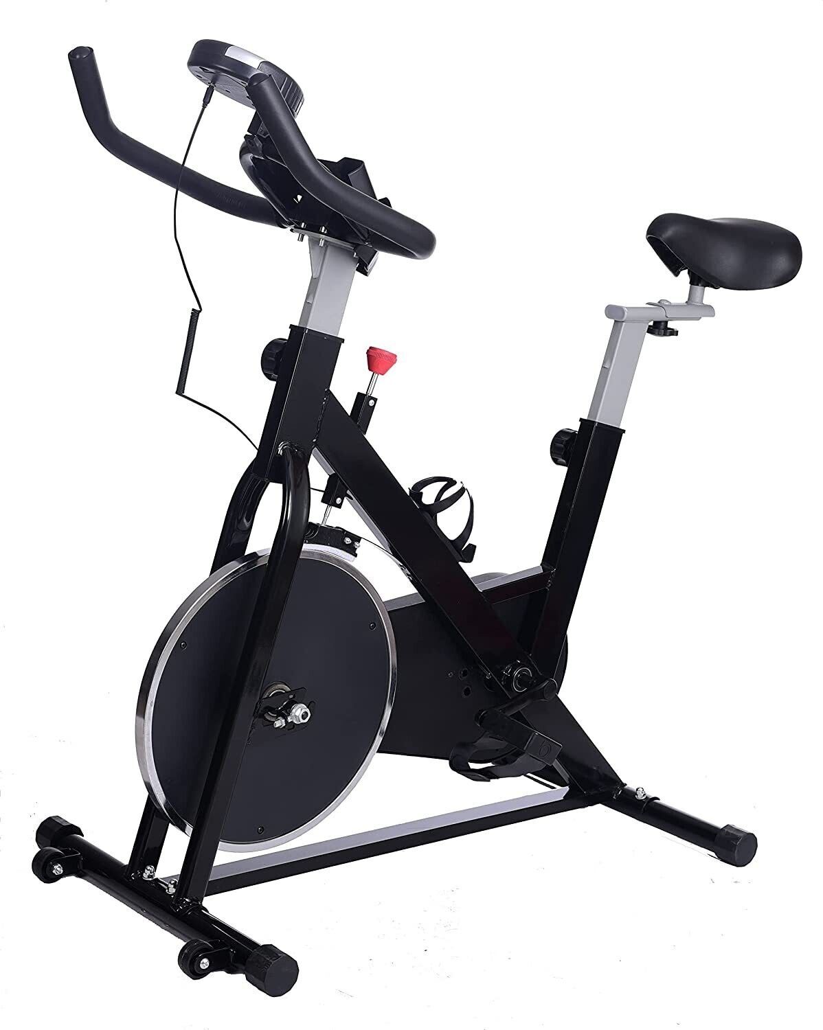 Fitness Indoor Cycle Trainer Fitness Spin Bike-12 Kgs Flywheel (Black) Spinner Exercise Bike-image-49