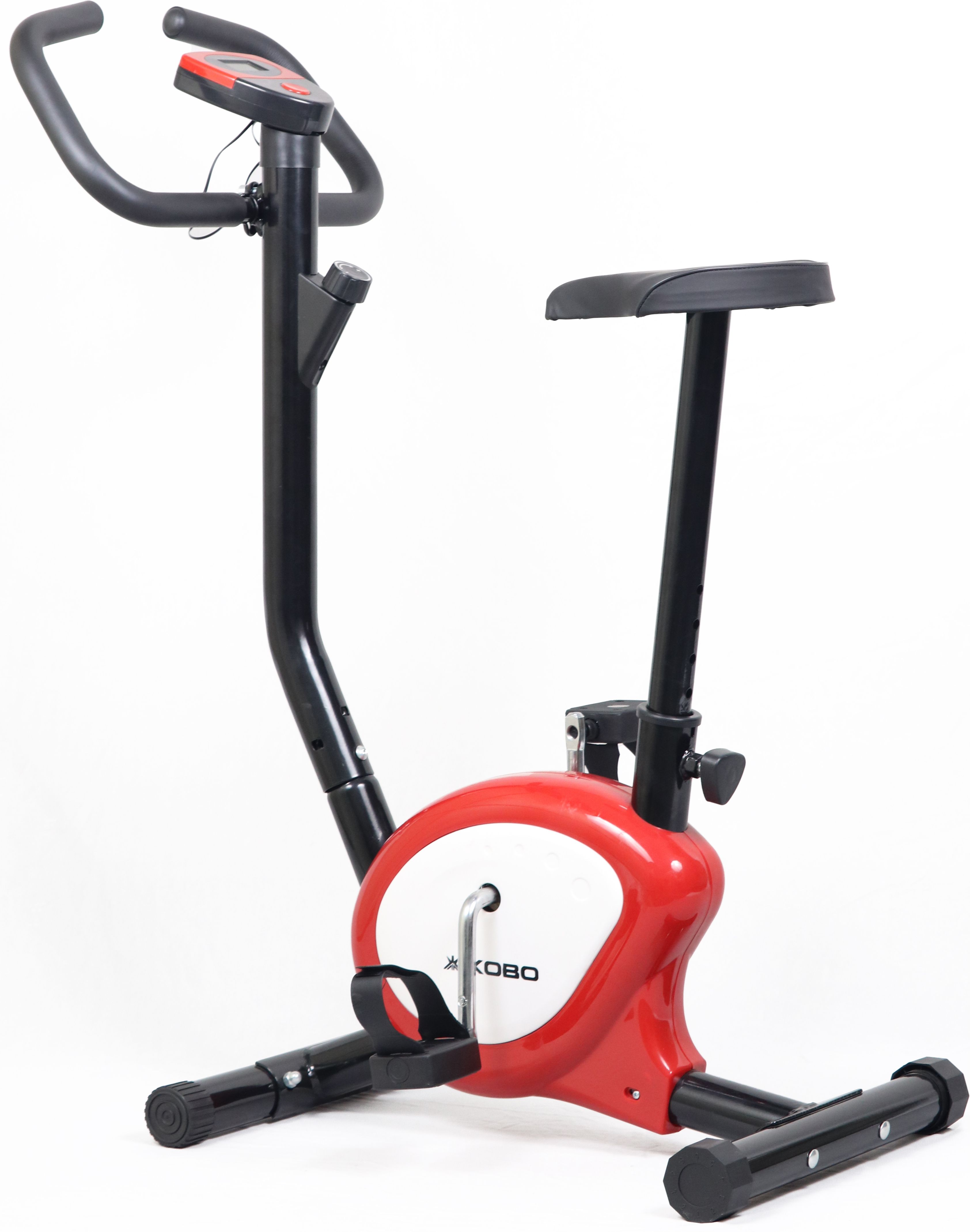 kobo Fitness Cycle for Home Gym Cardio with LCD Meter Upright Stationary Belt Upright Stationary Exercise Bike-picture-46